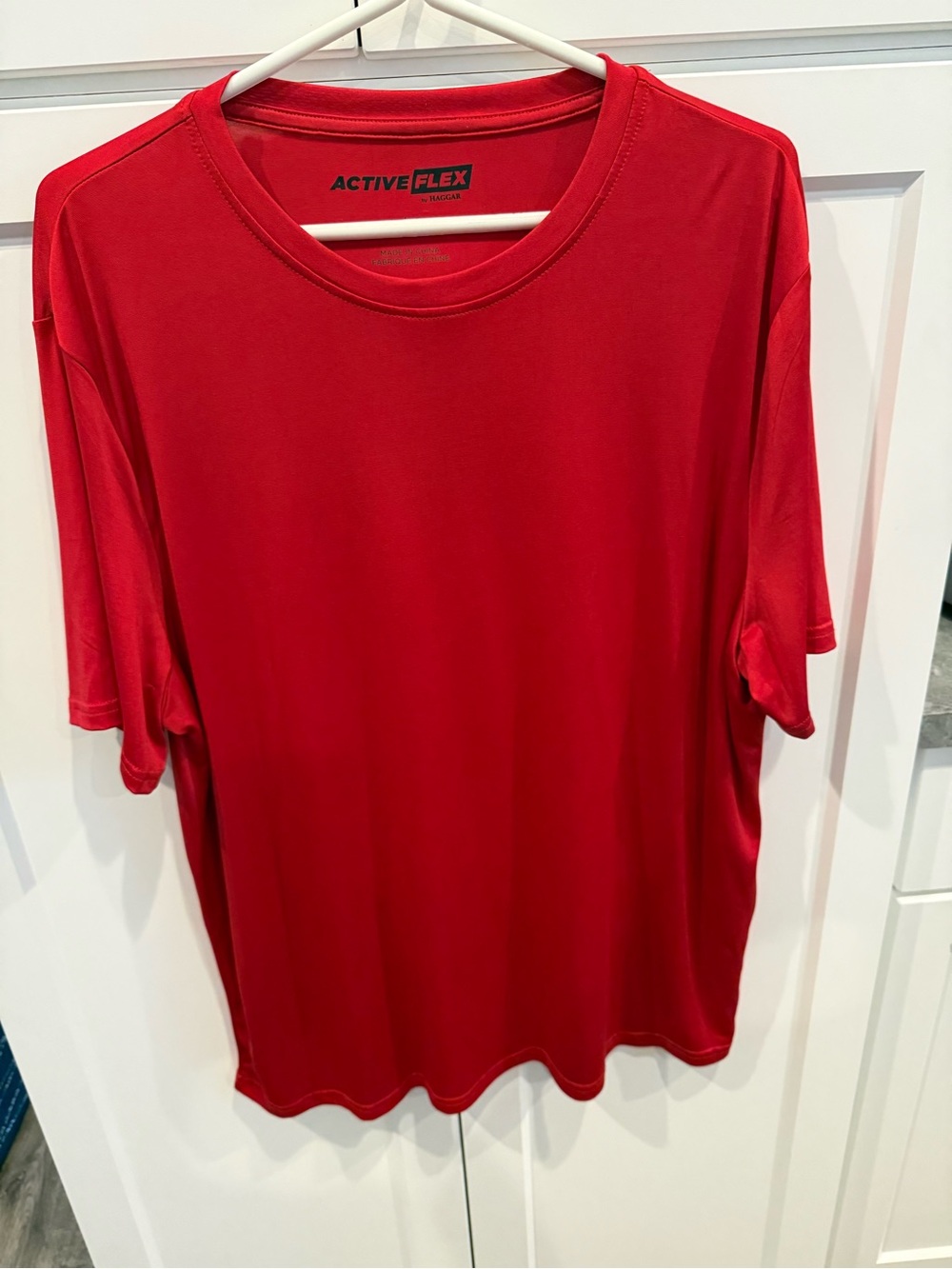 Haggar ActiveFlex Red Athletic Tee
